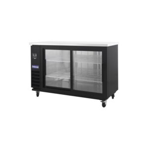 Polarman PLM-BC3-24SD 61″ Black Glass Door Back Bar Refrigerator with LED Lighting