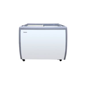 Polarman PLM-S260F 39″ Mobile Ice Cream Display Freezer, Flat Sliding Lid with 3 Baskets, 7.4 cu. ft.