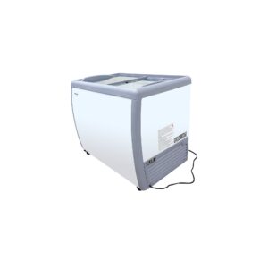 Polarman PLM-S260F 39″ Mobile Ice Cream Display Freezer, Flat Sliding Lid with 3 Baskets, 7.4 cu. ft.