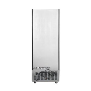 Polarman PLM-SGD28R 27 3/5″ Black Refrigerated Swing Glass Door Merchandiser with LED Lighting, 20.7 cu.ft（SS-P600WB）