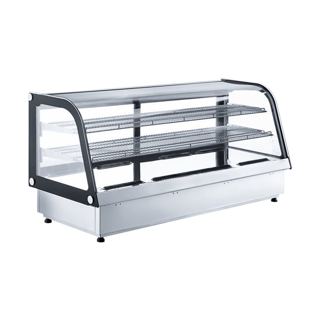 Polarman RTQ-252L-4 60″ Countertop Refrigerated Bakery Display Case with LED Lighting