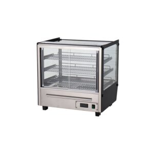 Polarman RTR-120L-5 27″ 3 Shelf Countertop Heated Display Case with Sliding Doors