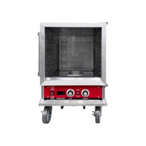 Polarman RTR-159L-P 31 2/5″ Undercounter Half Size Insulated Heated Holding / Proofing Cabinet with Clear Door