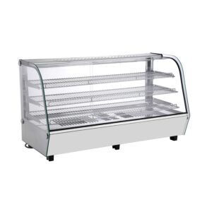 Polarman PLM-W202L 48″  3 Shelf Countertop Heated Display Case with Sliding Doors