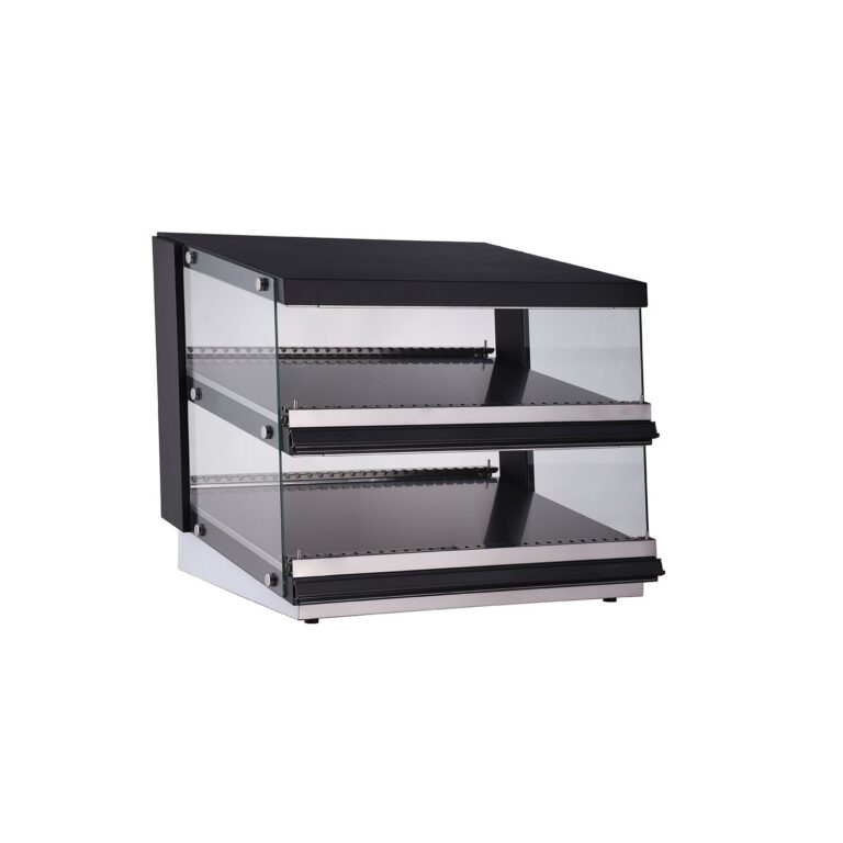 Polarman RTR-85D 32″ Slanted 2-Shelf Countertop Heated Display Merchandiser