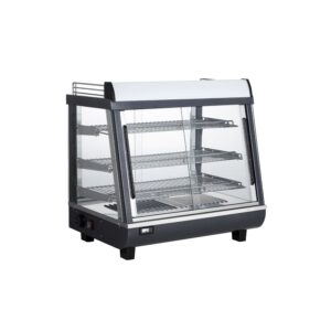 Polarman RTR-96L 27″ 3 Shelf Countertop Heated Display Case with Sliding Doors