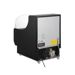 Polarman RTS-186L 25 9/10″ Black Horizontal Refrigerated Air Curtain Merchandiser