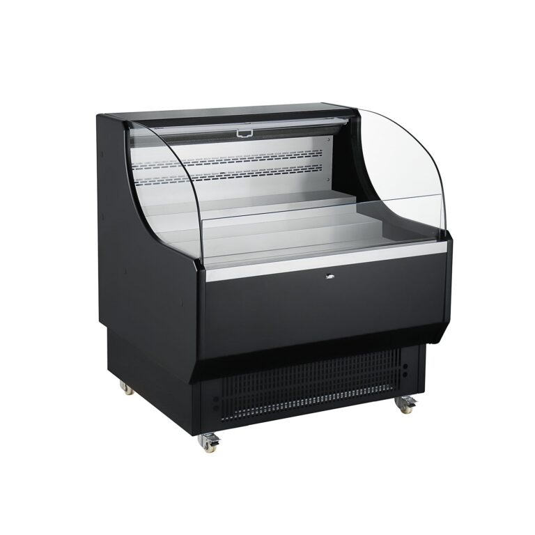 Polarman RTS-290L 39″ Black Horizontal Refrigerated Air Curtain Merchandiser