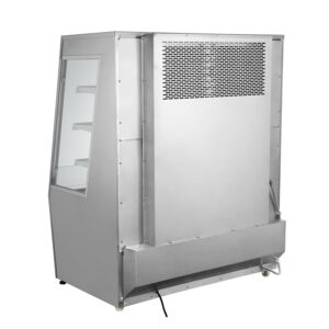 Polarman RTS-490LS 48″ Vertical Air Curtain Merchandiser, Stainless Steel, with 3 Shelves