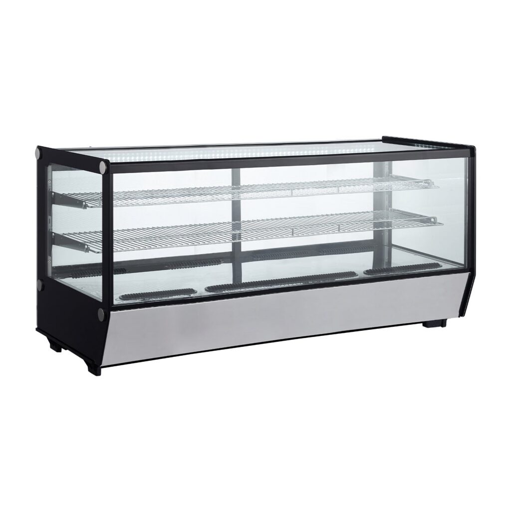 Polarman RTW-252L-5 60″ Countertop Refrigerated Bakery Display Case with LED Lighting