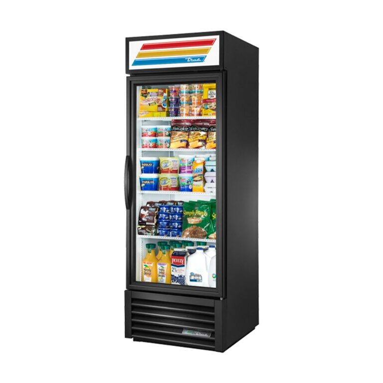 True GDM-23-HC~TSL01 27″ Black Refrigerated Glass Door Merchandiser