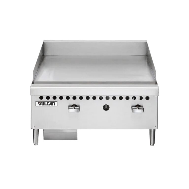 Vulcan VCRG24-M Natural Gas 24″ Countertop Griddle with Manual Controls – 50,000 BTU