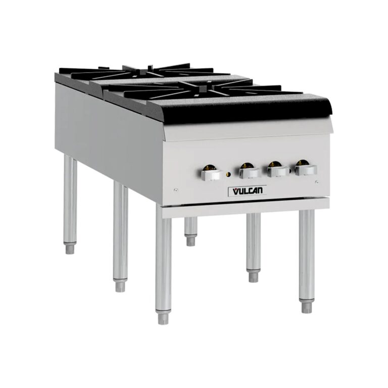 Vulcan VSP200F Natural Gas 2 Burner Stock Pot Range – 220,000 BTU
