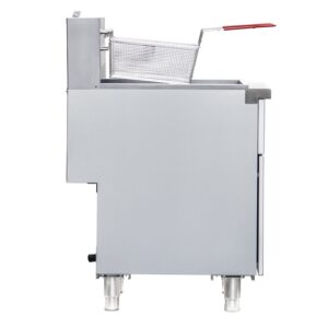 Flamaster FLM-F4-LP 15 1/2″ Liquid Propane Floor Fryer, 40-50 lb, 4 Tubes, 120,000 BTU