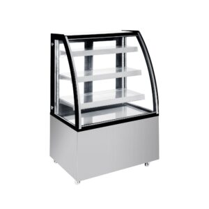 Polarman PLM-271A 36″ Curved Glass Refrigerated Bakery Display Case with LED Lighting