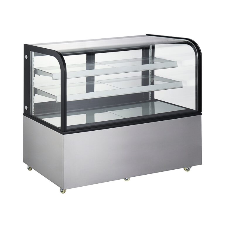 Polarman ARC-470Y 60″ Curved Glass Refrigerated Bakery Display Case With LED Lights