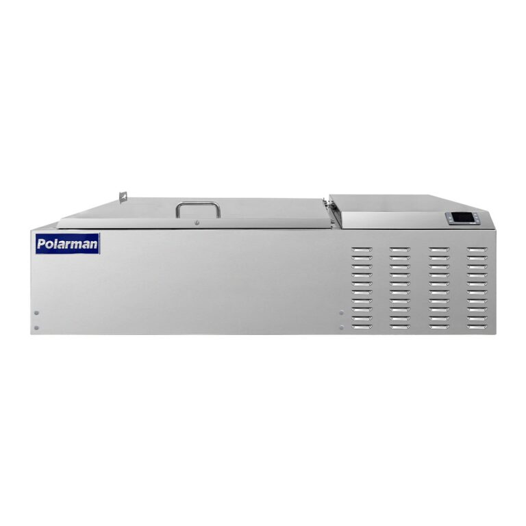 Polarman PLM-PD55 Tren de bandejas refrigeradas de 53" para mostrador, acero inoxidable, (10) bandejas de 1/6 de tamaño