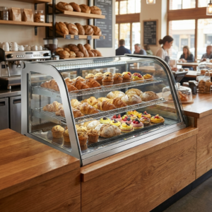 Polarman PLM-Q160L-4 35″ Countertop Refrigerated Bakery Display Case with LED Lighting