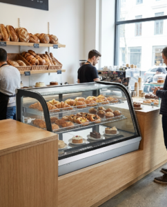 Polarman PLM-Q202L-4 48″ Countertop Refrigerated Bakery Display Case with LED Lighting