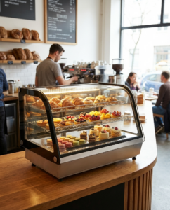 Polarman PLM-Q202L-4 48″ Countertop Refrigerated Bakery Display Case with LED Lighting