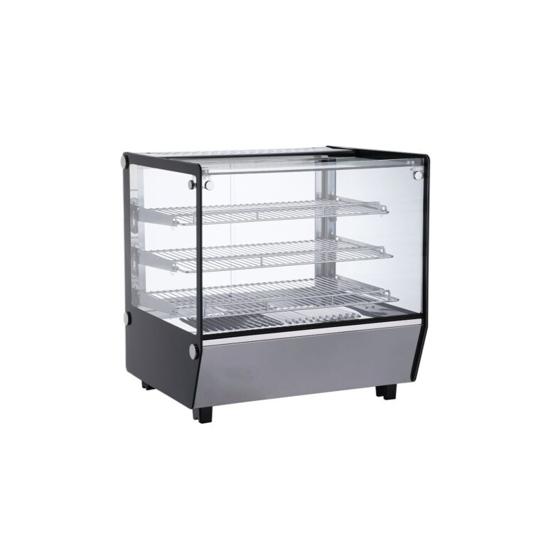Polarman RTR-120L-5 27″ 3 Shelf Countertop Heated Display Case with Sliding Doors