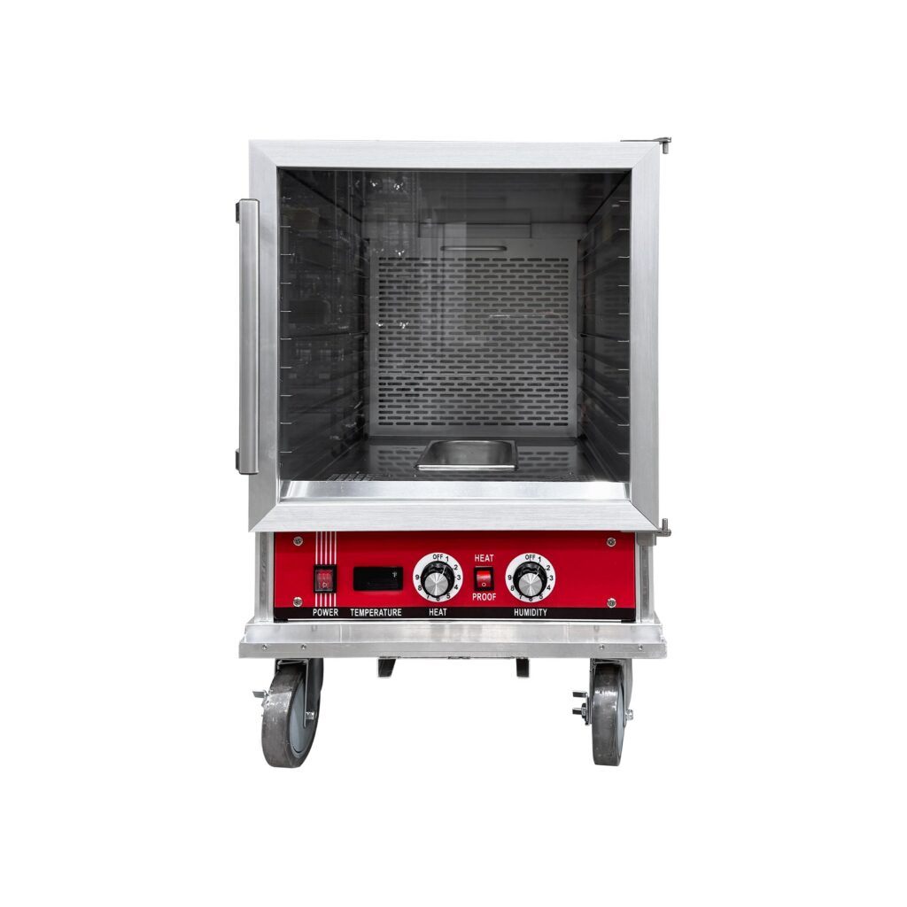 Polarman PLM-W159L-P 31 2/5″ Undercounter Half Size Insulated Heated Holding / Proofing Cabinet with Clear Door