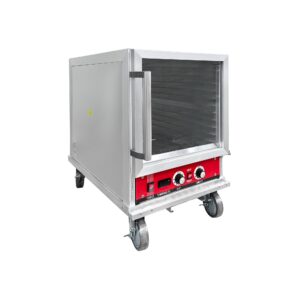 Polarman PLM-W159L-P 31 2/5″ Undercounter Half Size Insulated Heated Holding / Proofing Cabinet with Clear Door