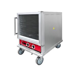 Polarman PLM-W159L-P 31 2/5″ Undercounter Half Size Insulated Heated Holding / Proofing Cabinet with Clear Door