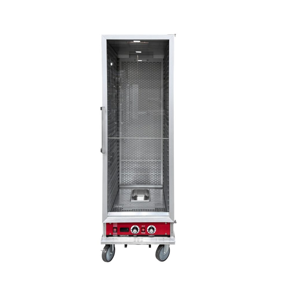 Polarman PLM-W420L 31 2/5″ Full Size Non-Insulated Heated Holding / Proofing Cabinet with Clear Door