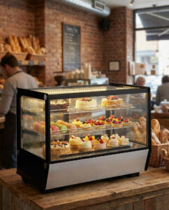 Polarman PLM-W120L-5 28″ Countertop Refrigerated Bakery Display Case with LED Lighting