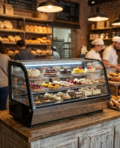 Polarman PLM-W202L-4 48″ Countertop Refrigerated Bakery Display Case with LED Lighting