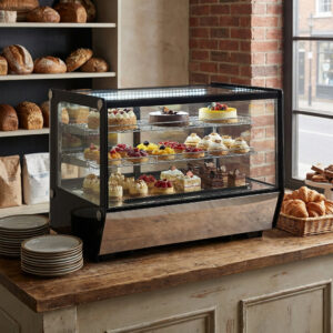 Polarman PLM-W202L-5 48″ Countertop Refrigerated Bakery Display Case with LED Lighting