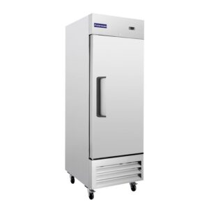 Polarman PLM-27RS 26 3/4″ Reach-In Refrigerator with Single Solid Door, Bottom Mount, Stainless Steel, 23 cu. ft.