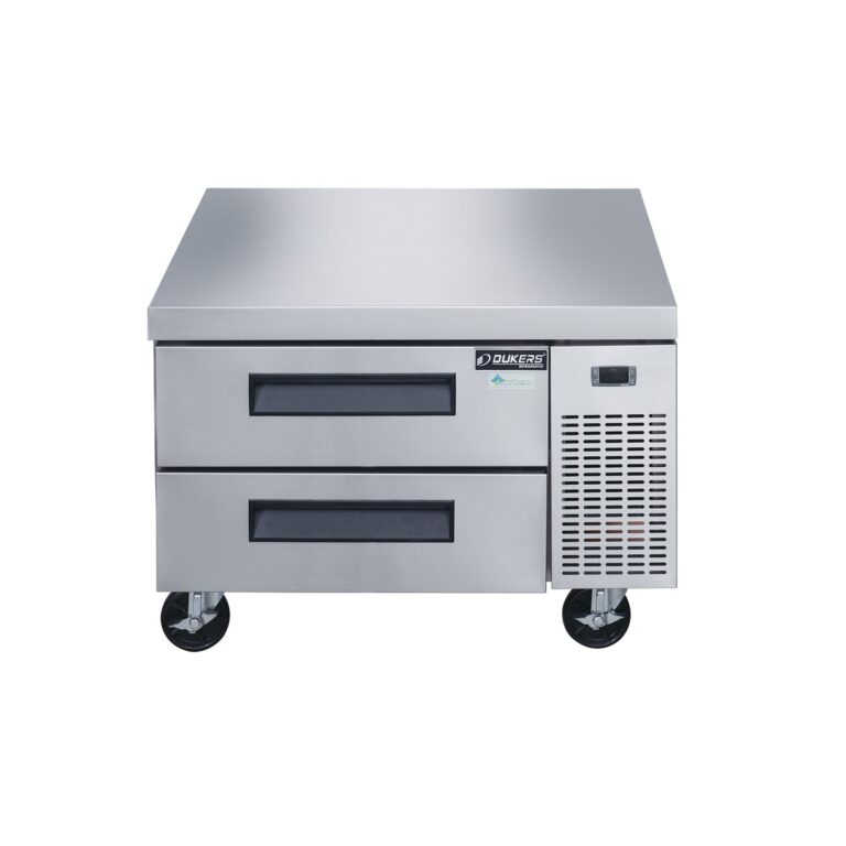 Dukers DCB36-D2 36″ Refrigerated Chef Base with 2 Drawers, All Stainless Steel