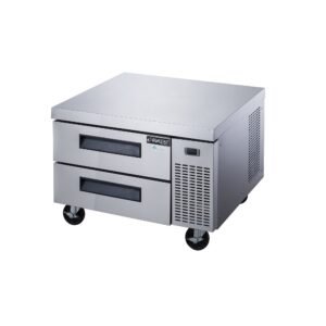 Dukers DCB36-D2 36″ Refrigerated Chef Base with 2 Drawers, All Stainless Steel