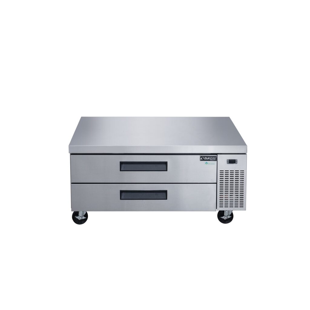 Dukers DCB48-D2 48″ Refrigerated Chef Base with 2 Drawers, All Stainless Steel