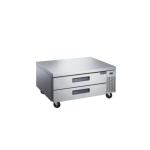 Dukers DCB52-D2 52″ Refrigerated Chef Base with 2 Drawers, All Stainless Steel