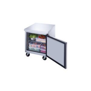 Dukers DUC29R 29″ Undercounter Refrigerator with One Solid Full Door, 7 Cu.Ft.