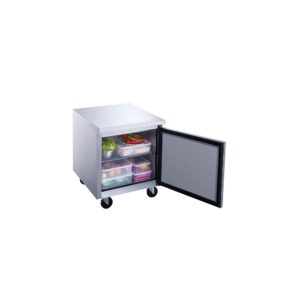 Dukers DUC29R 29″ Undercounter Refrigerator with One Solid Full Door, 7 Cu.Ft.
