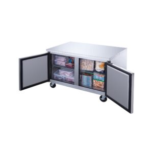 Dukers DUC36R 36″ Undercounter Refrigerator with Two Solid Full Doors, 9.6 Cu.Ft.