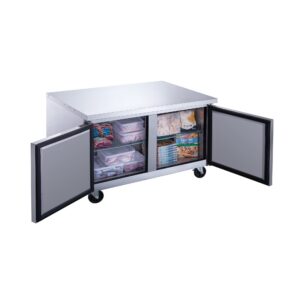 Dukers DUC48R 48 1/8″ Undercounter Refrigerator with Two Solid Full Doors, 12.2 Cu.Ft.