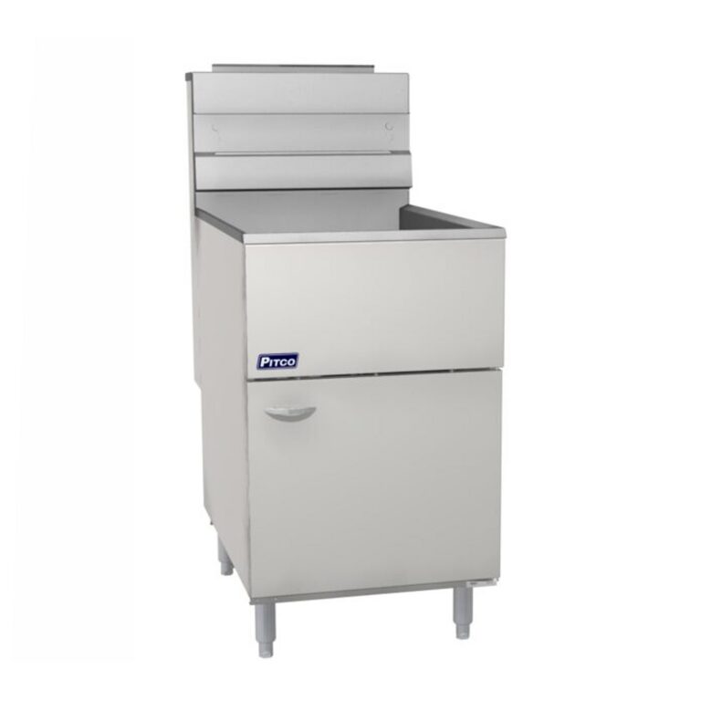 Pitco® 65C+ Natural Gas 65-80 lb. Stainless Steel Floor Fryer