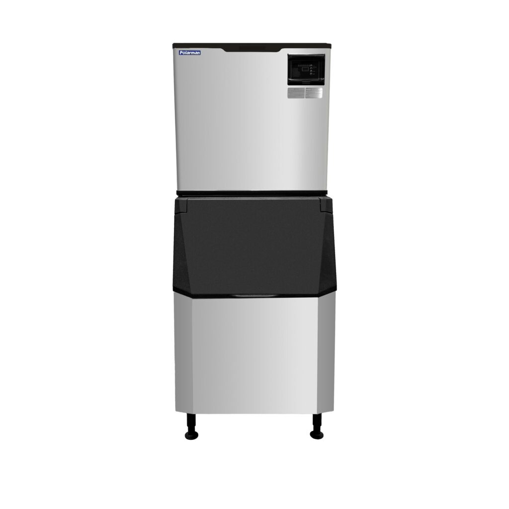 Polarman PLM-1029 30″ Air-Cooled Cube 1000 lb Ice Machine with 440 lb Bin