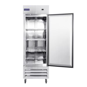 [Clearance] Polarman PLM-27FS 26 3/4″ Reach-In Freezer with Single Solid Door, Bottom Mount, Stainless Steel, 23 cu. ft.