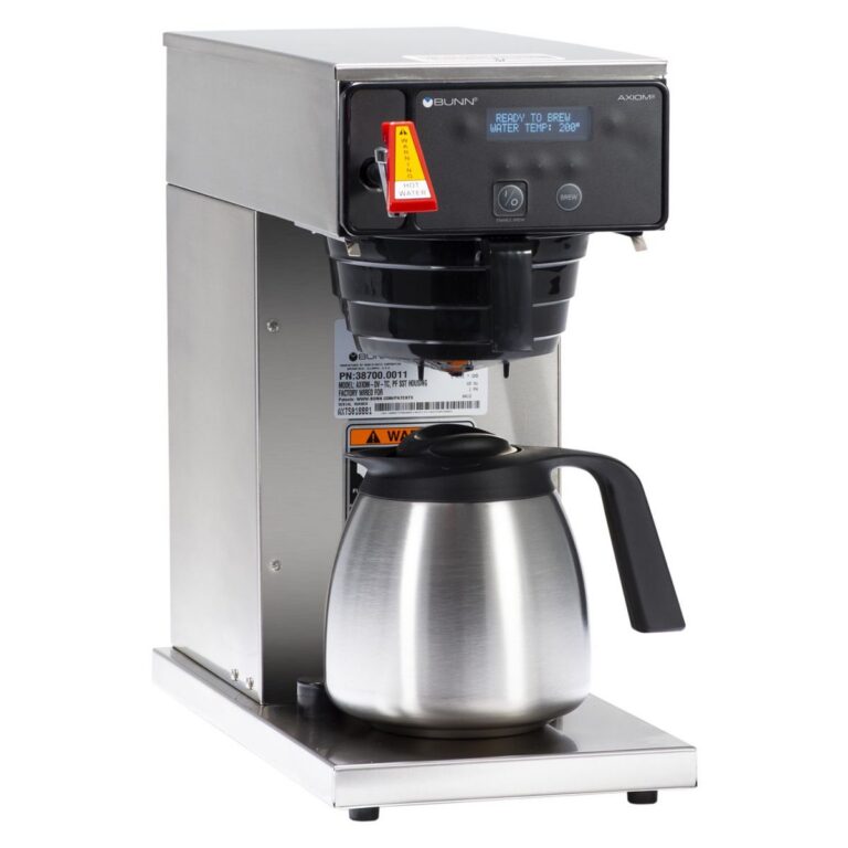 BUNN AXIOM DV-TC Dual-Volt Thermal Carafe Coffee Brewer — Stainless Steel (Carafe Sold Separately)