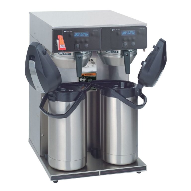 BUNN AXIOM Twin-APS Airpot Coffee Brewer — 120/240V, Stainless Steel (Airpots Sold Separately)