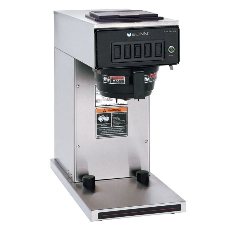 BUNN CW15-TC Thermal Carafe Pourover Coffee Brewer — Stainless Steel (Carafe Sold Separately)