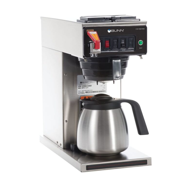 BUNN CWTF15-TC 12-Cup Thermal Carafe Automatic Coffee Brewer — Stainless Steel (Thermal Carafe Sold Separately)