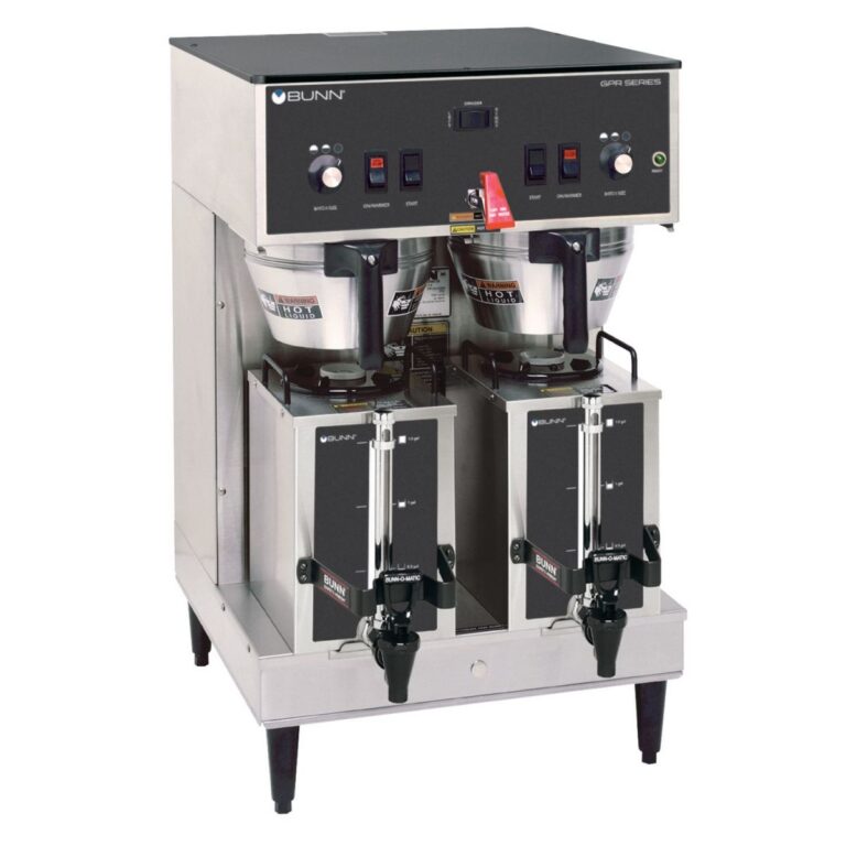 BUNN Dual GPR Coffee Brewer 120/240V — Stainless Steel, Includes Two 1.5-Gallon Portable Servers