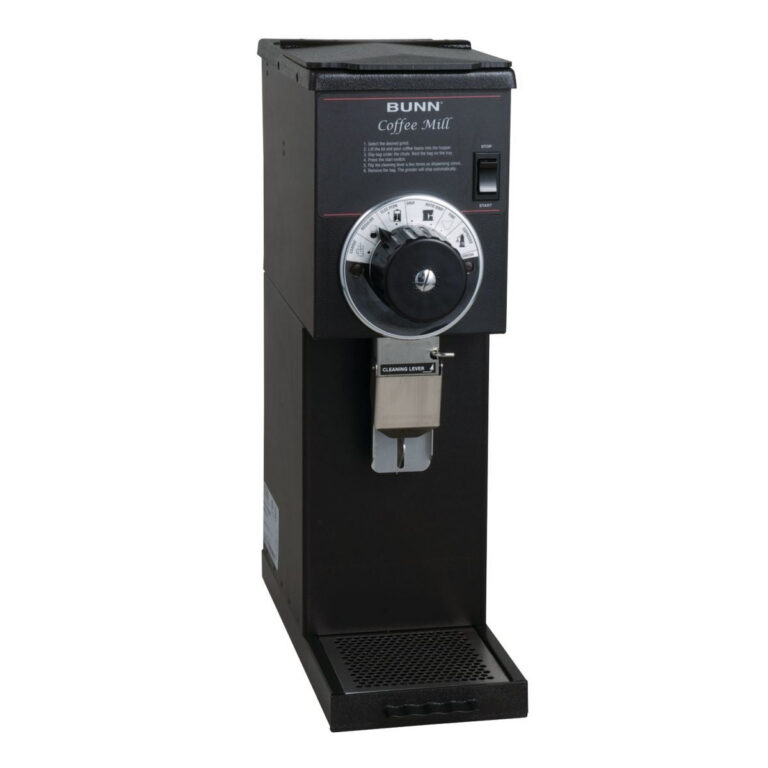 BUNN G1 HD Bulk Coffee Grinder, 1 lb Hopper — 120V, Black